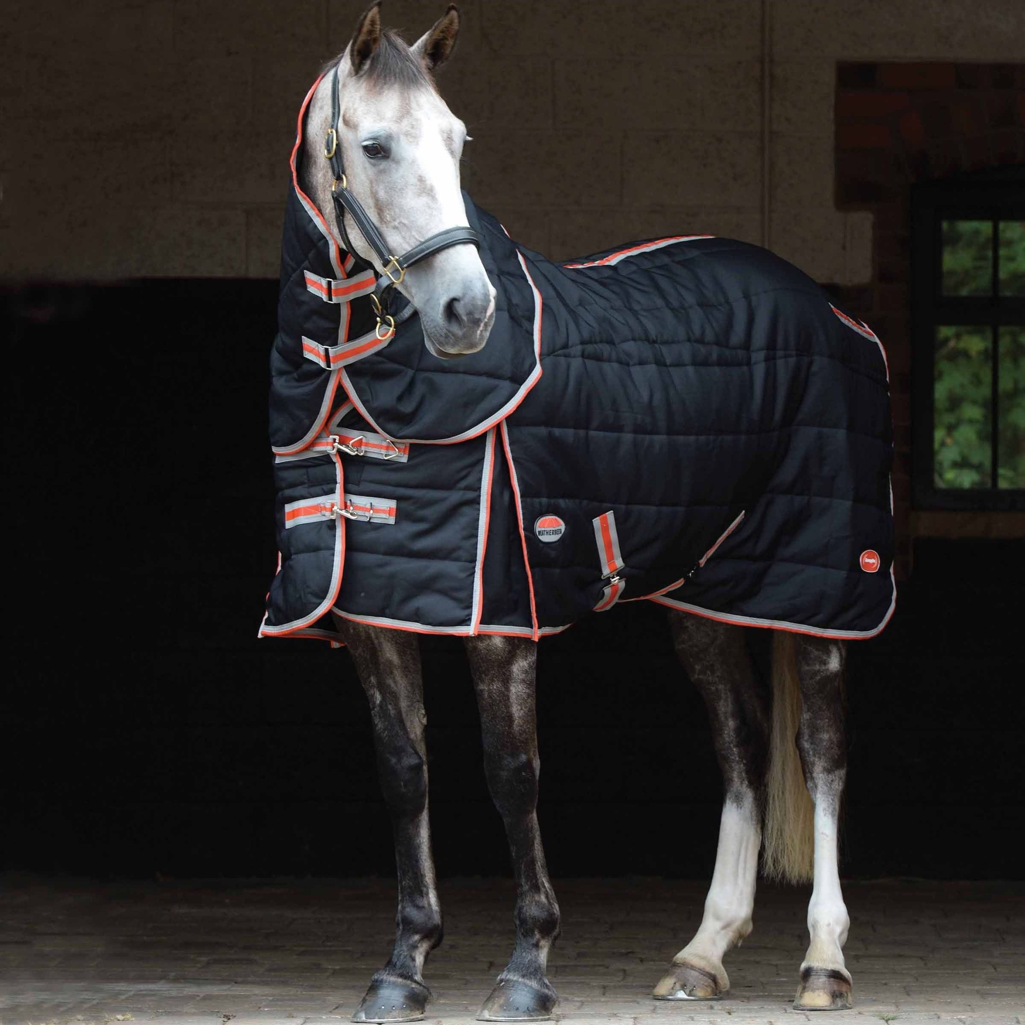 Weatherbeeta Comfitec Therapy - Tec Channel Quilt Medium Detach - A - Neck Stable Rug - Black